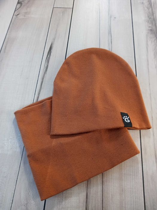 Komplet Zimowy Komin Czapka.