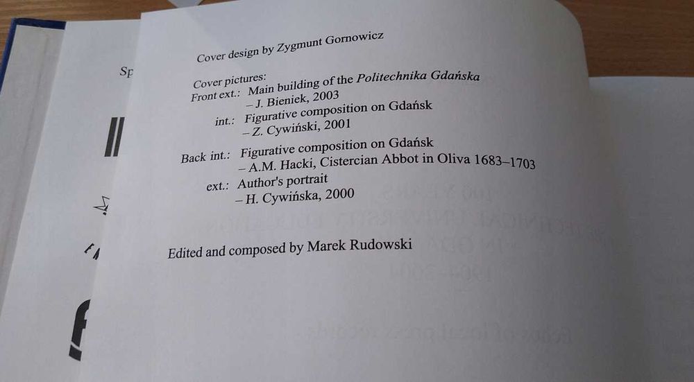 100 years of the technical university education in Gdańsk Cywiński