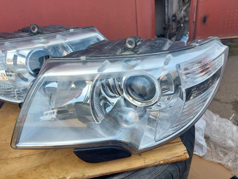 Фара  ліва skoda superb 2 2008-2013