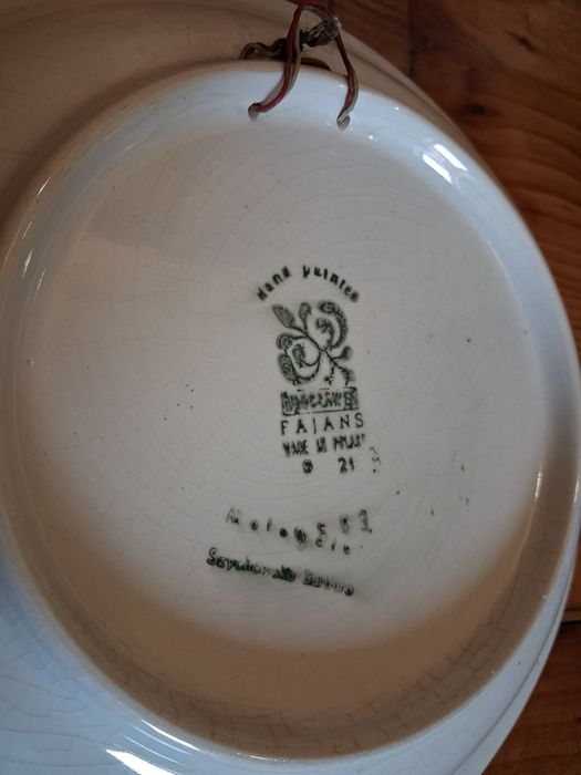 Talerze Włocławek PRL 2 szt