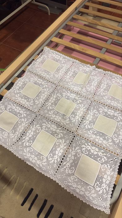 Conjunto de toalhas bordadas