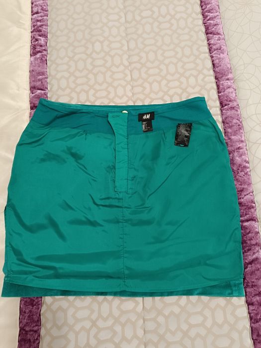 Minisaia verde veludo tamanho 38