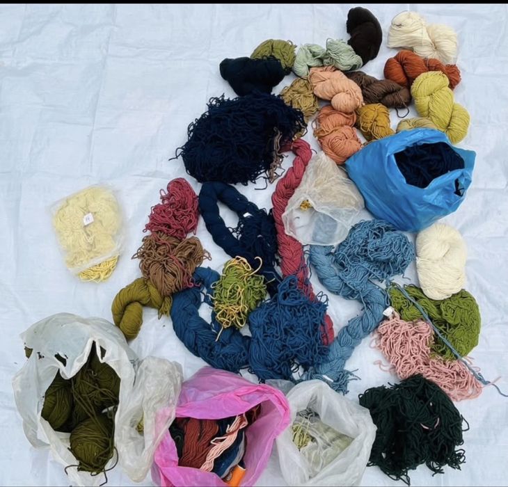 Lãs de Arraiolos - meadas e novelos