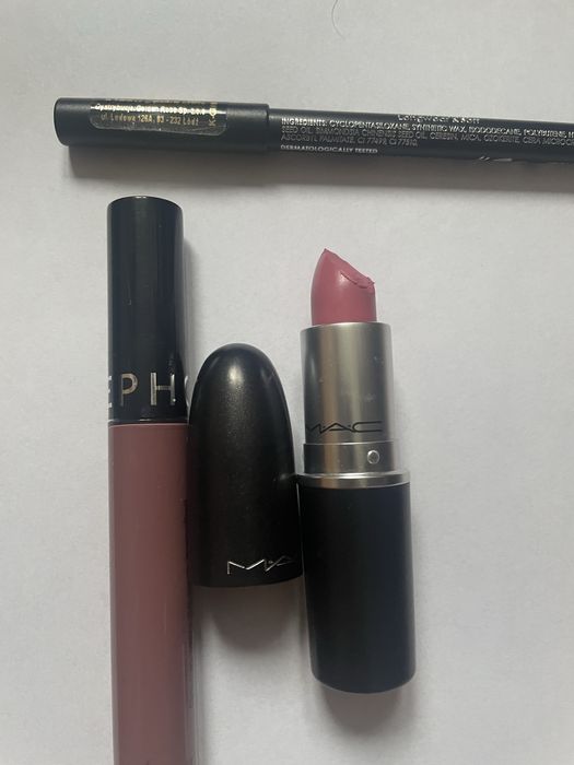 Zestaw kosmetykow huda, mac, pigmetlove
