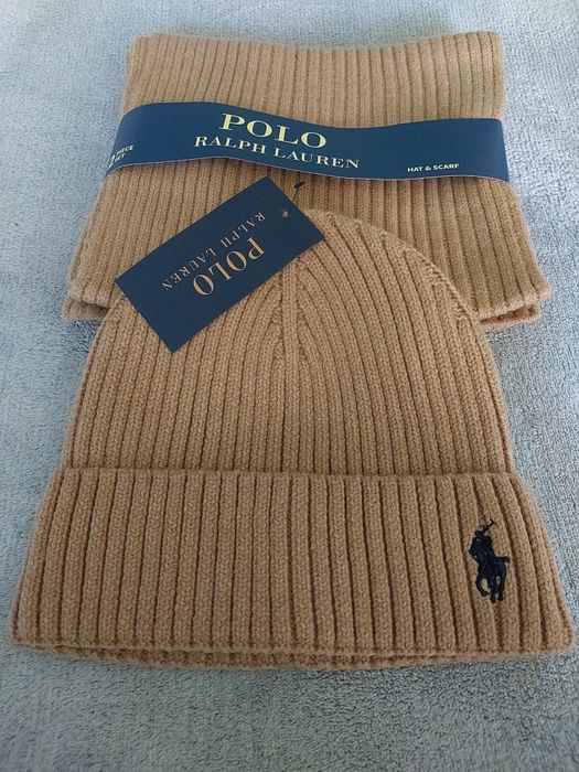 Komplet szalik czapka Polo Ralph Lauren