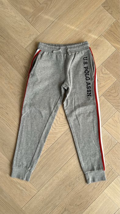 Nowe Spodnie dresowe chłopięce 122 128 us polo assn