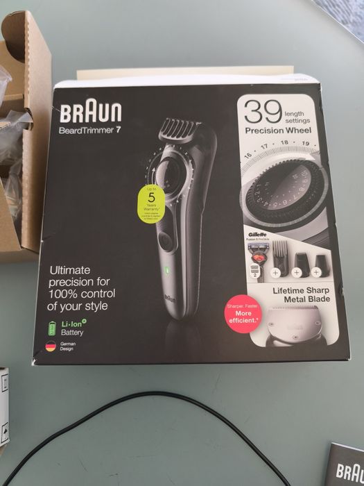 Trymer do włosów i brody BRAUN BeardTrimmer 7 BT7240 - jak nowy