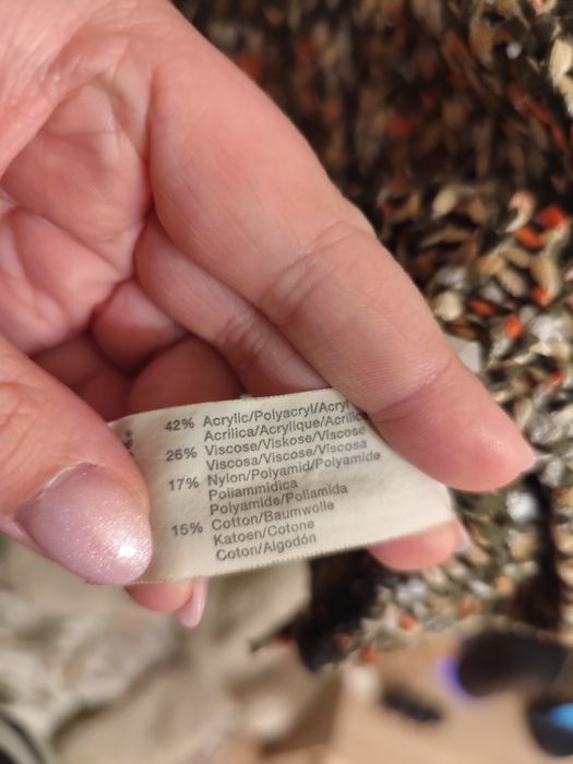 Kolorowy sweter golf Passport r. L/40