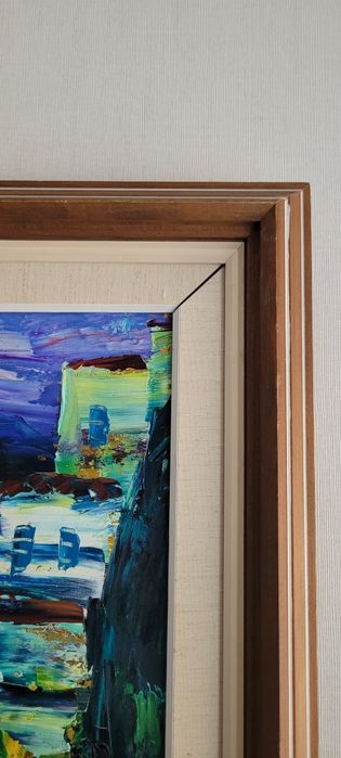 Obraz Olejny Erik Lo Ohlqvist Pejzaż Śródziemnomor