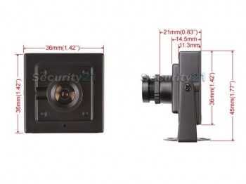 Kamera 700TVL, 3,6mm HD SONY Effio-E DSP 0,01Lux - Produkt Nowy