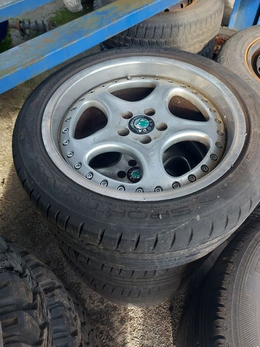 Felgi Aluminiowe 17 cali z oponami 225/45/R17 Skoda Octavia