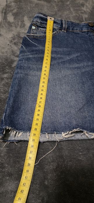 Mini Saia de ganga Green coast Denim tamanho 36