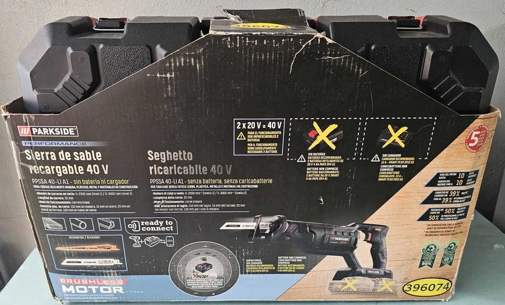 Serra Bateria Dupla PERFOMANCE