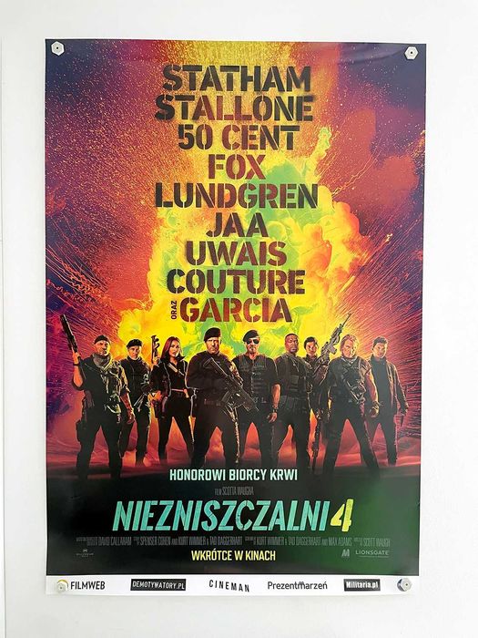 Niezniszczalni 4 - Plakat kinowy