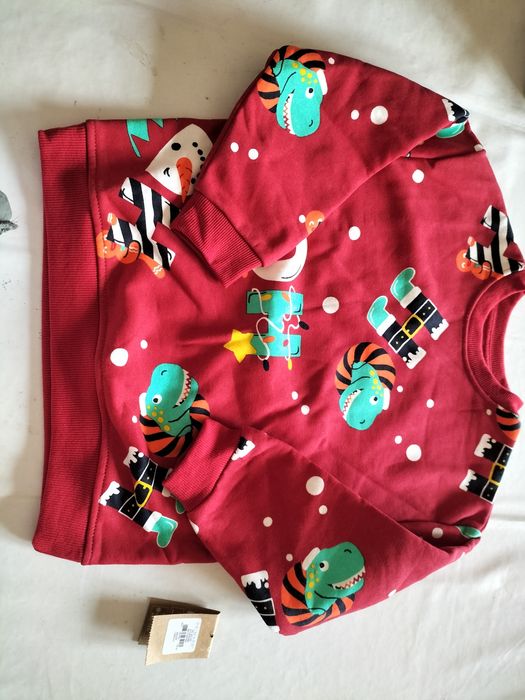 Camisola de natal  com dinossauros Primark