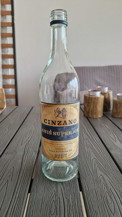Garrafa de cinzano vintage