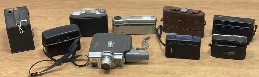 Maquinas fotograficas antigas, não testadas, coleção