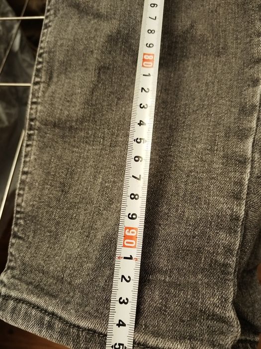 Szare jeansy Reserved rozm 40 wysoki stan