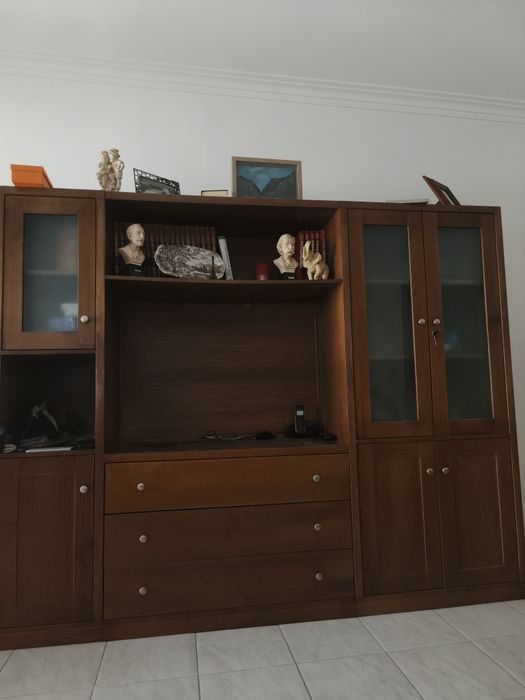 Sofás e móvel de sala