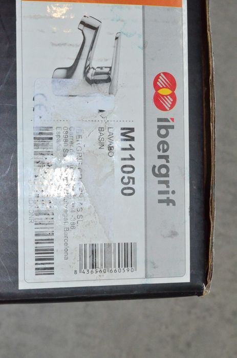 Bateria umywalkowa stojąca Ibergrif Roma chrom