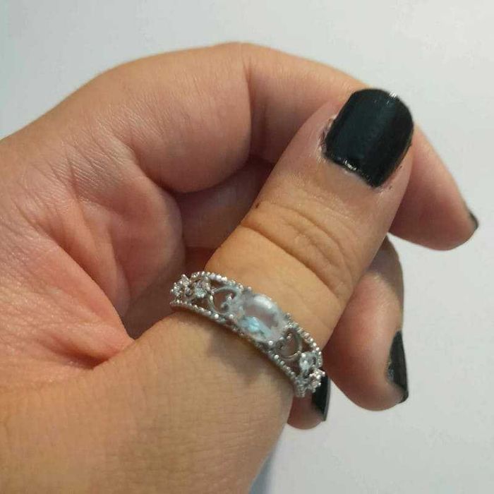 Aneis de pedras semipreciosas