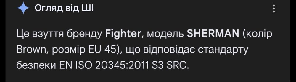 Захисне взуття Fighter Sherman S3 SRC High Waterproof
