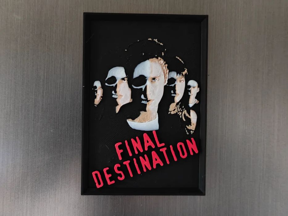 Íman Frigorífico Poster Filme Final Destination