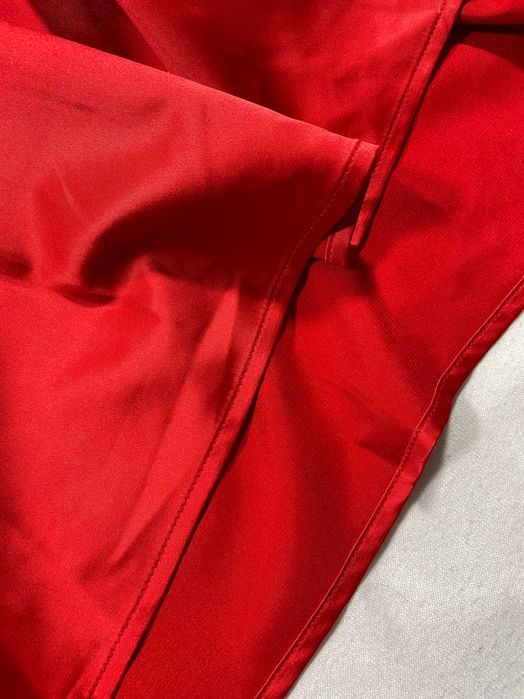 Vila nowa czerwona satynowa sukienka sylwester święta