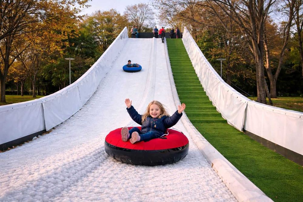 NATAL 2026- CARROSSEL PARISIENSE, COMBOIO SOB CARRIS, PISTA DE GELO, RAMPA DE SNOWTUBING, CANHÃO DE NEVE, PAI NATAL