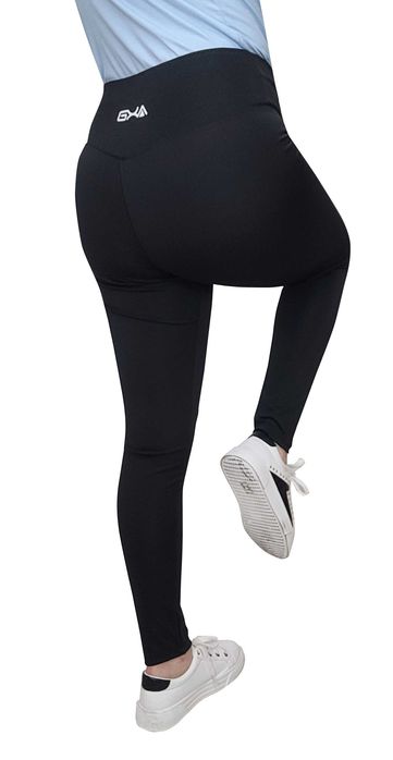 Legginsy ! NIE PRZEŚWITUJĄ ! getry PUSH-UP czarne XS/S M/L L/XL