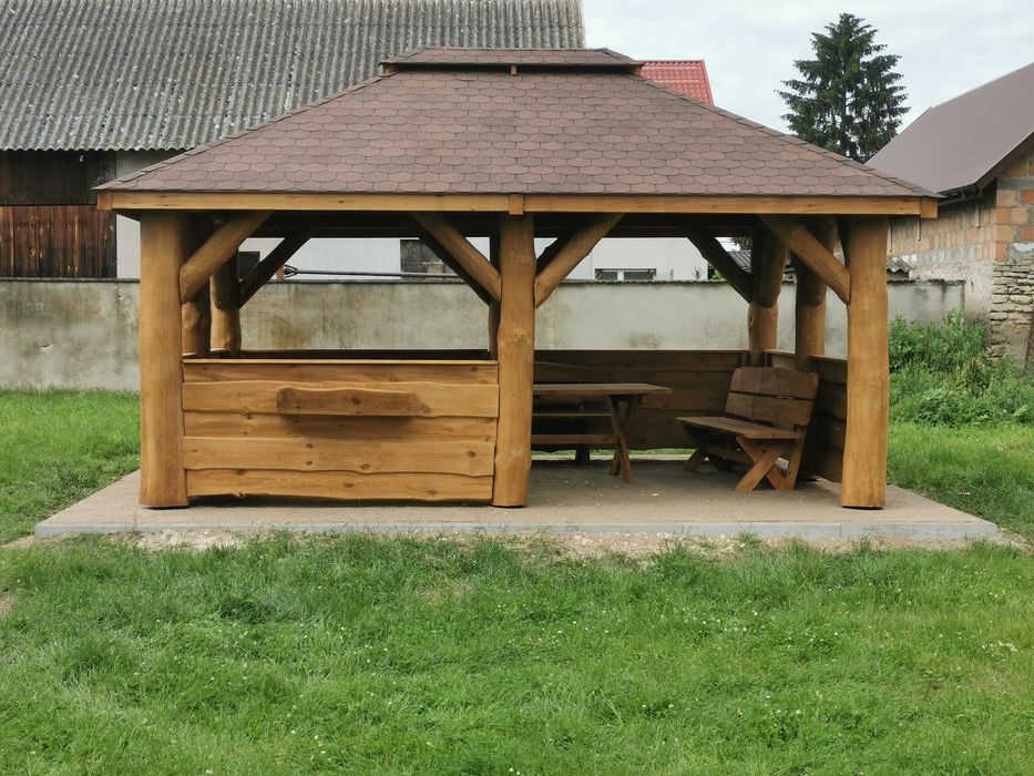 Altana altanka altanki altany z GRUBYCH OKRĄGŁYCH BALI-PRODUCENT!!!