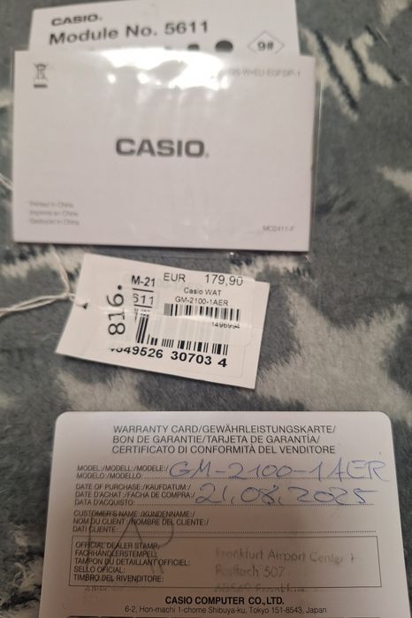 Casio GM-2100 ОРИГІНАЛ з Німеччини