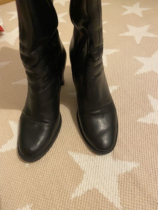 Botas pretas 39 praticamente novas