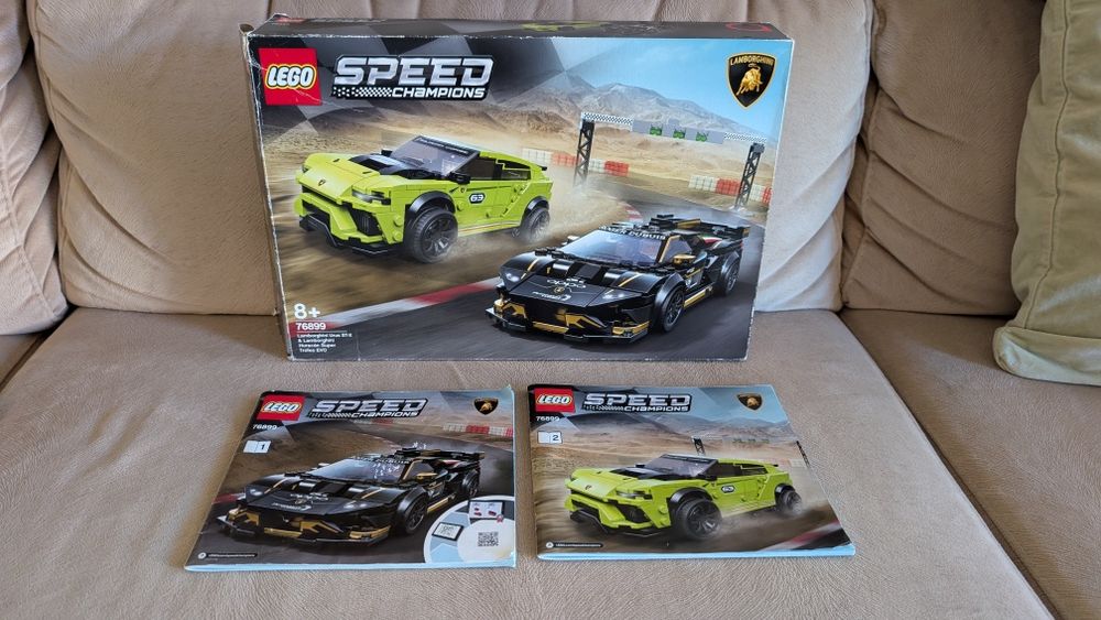 Lego Speed Champions 76899 Lamborghini Urus ST-X & Lamborghini Huracán Super Trofeo EVO