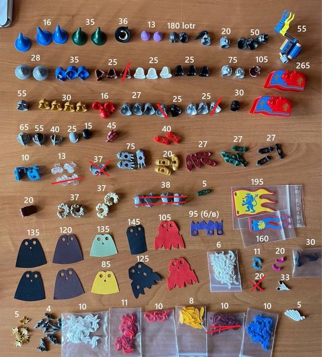 Lego Castle фігурки та аксесуари, тематика замків