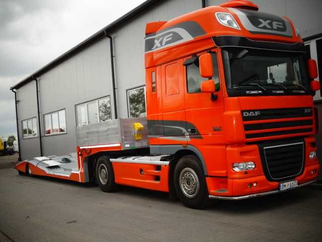 Wynajem naczepy niskopodwoziowej, lawety