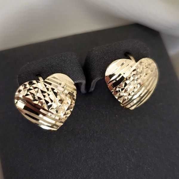 Złote kolczyki próby 585 14K