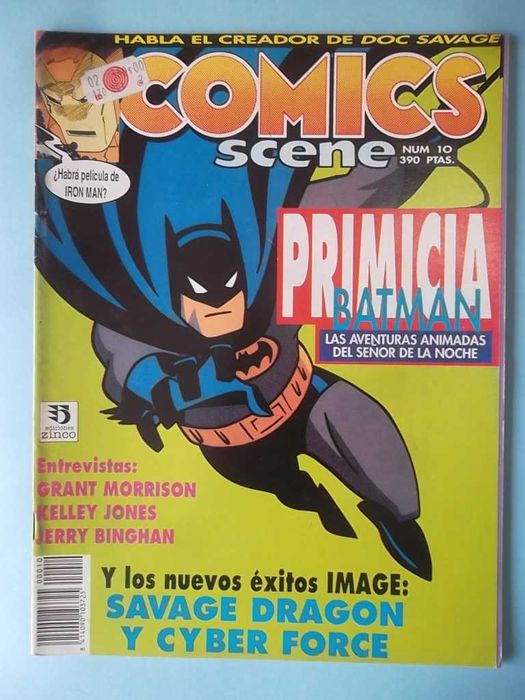 COMICS SCENE - Edição americana / espanhola - 10 exemplares.