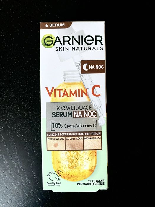 GARNIER Vitamin C rozswietlajace serum na noc 30ml NOWE
