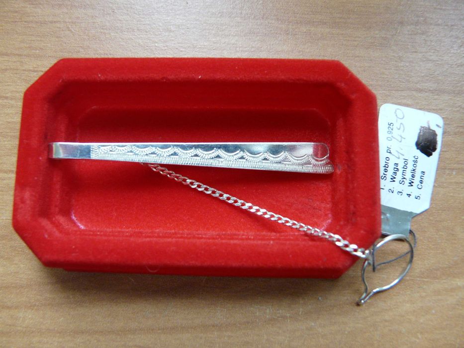 Spinka do krawata srebro