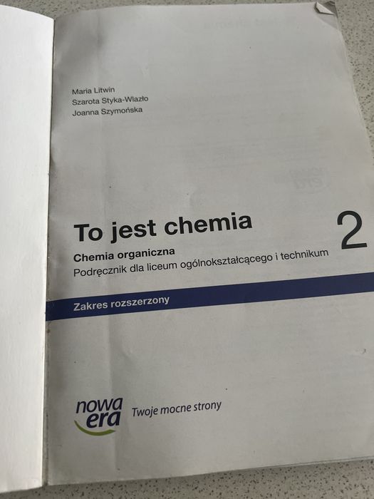 Chemia 2 zakres rozszerzony