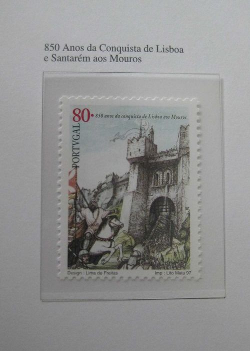 Série nº 2427/28 - 850 A Conquista de Lisboa e Santarém aos Mouros