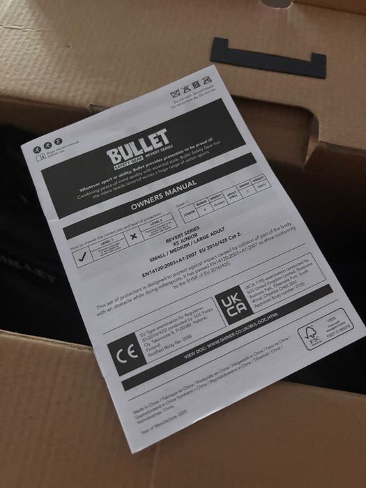 Vendo proteçoes marca Bullet Junior