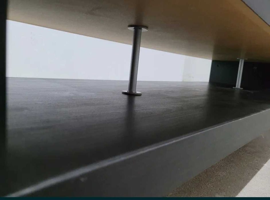 Móvel tv na cor preta - LACK IKEA (55x149cm)