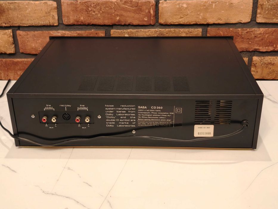 SABA CD 360 ! Rzadki magnetofon kasetowy ! UNIKAT