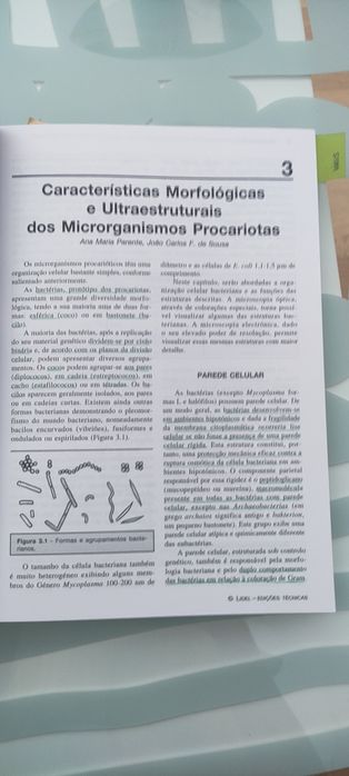 Microbiologia volume 1.