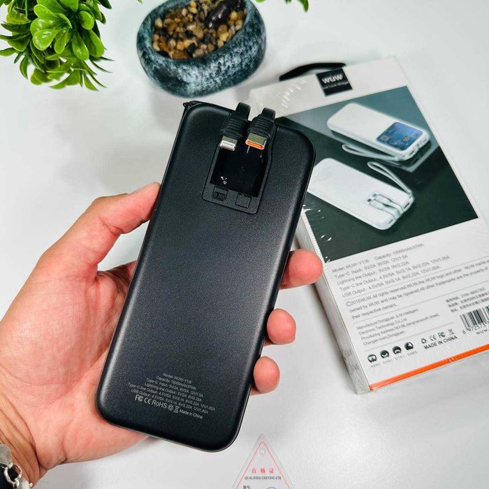 Павербанк зі швидкою зарядкою PD 22.5W+Type-C 10000 mah Power bank