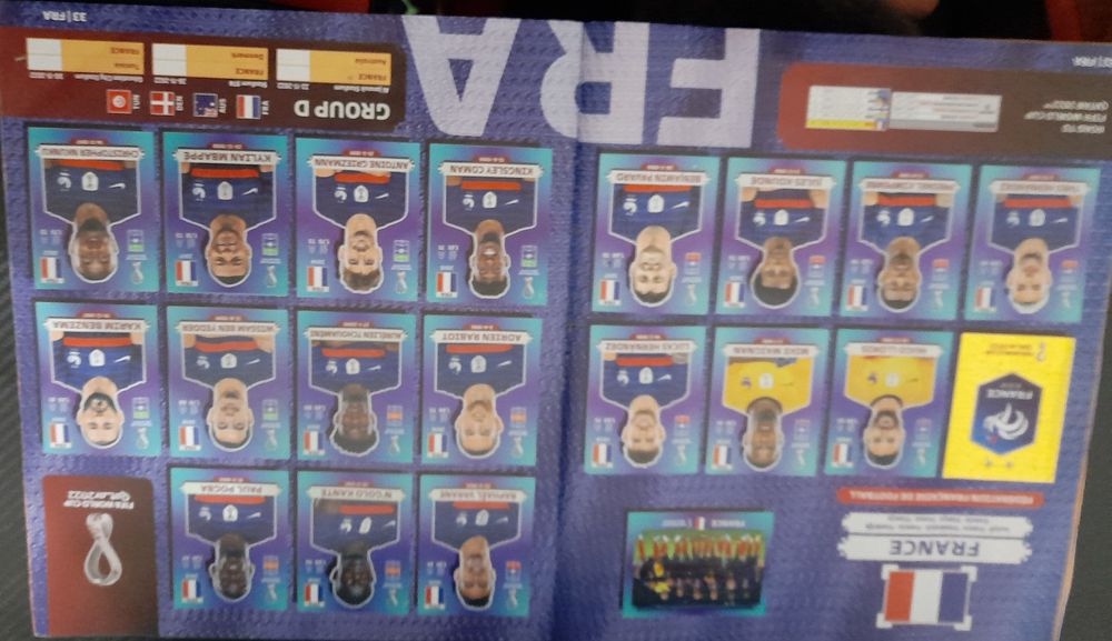 Caderneta da copa do mundo 2022