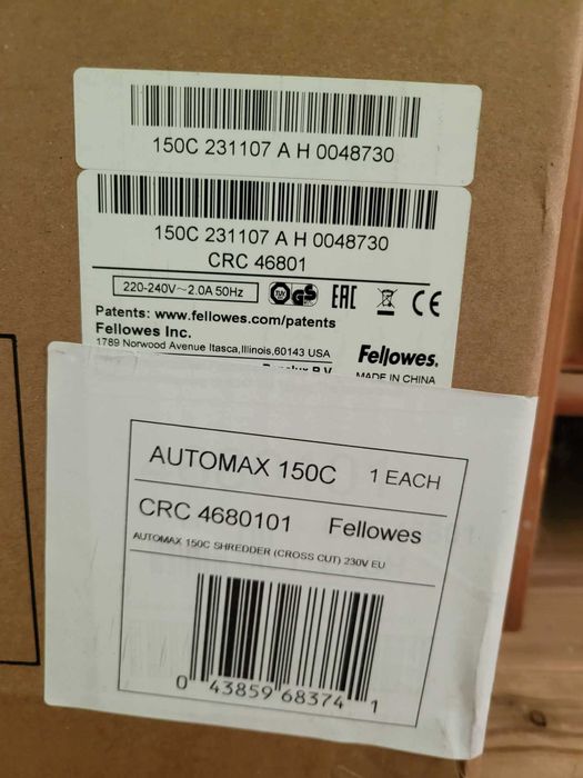 Niszczarka Fellowes AutoMax 150C Czarny