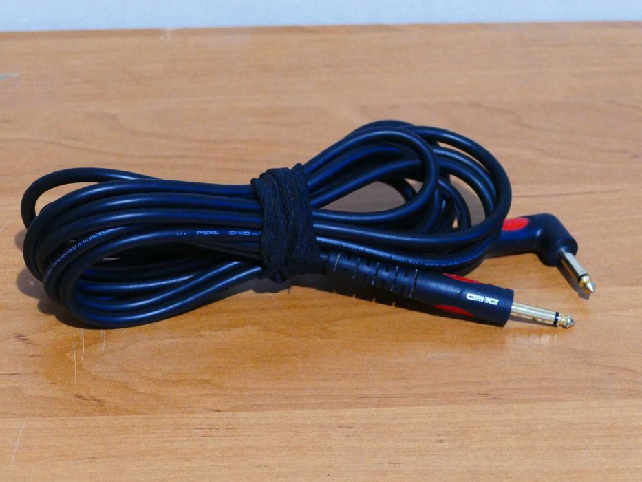 przewód kabel gitarowy duży jack 6,3mm  5 metrów